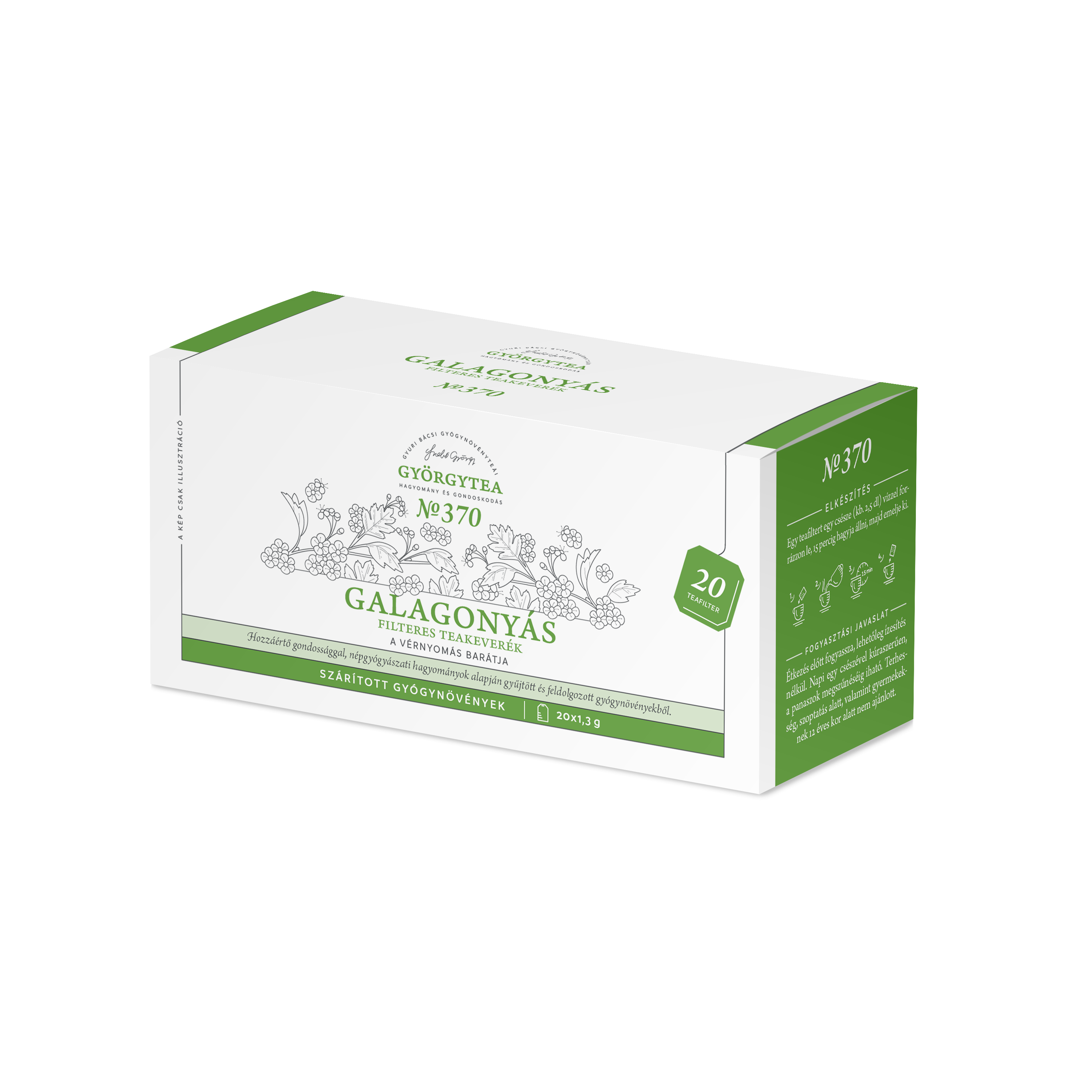 Galagonyás filteres teakeverék 20db (20x1,3g)